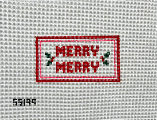 Merry Merry Needlepoint Canvas