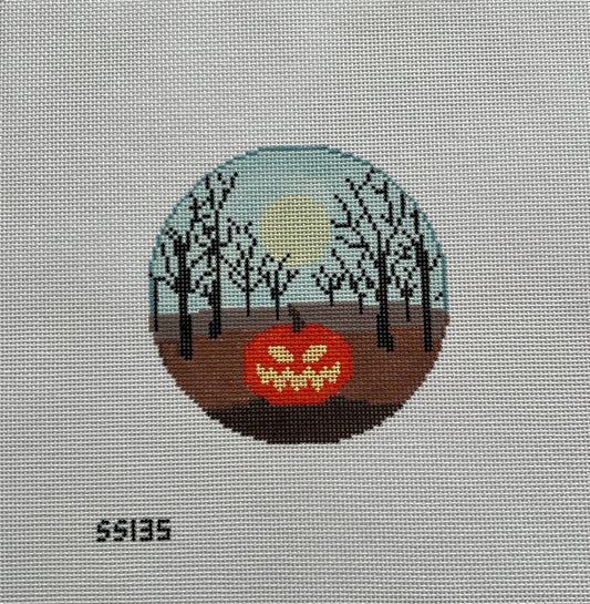 Jack 'o lantern in Forest