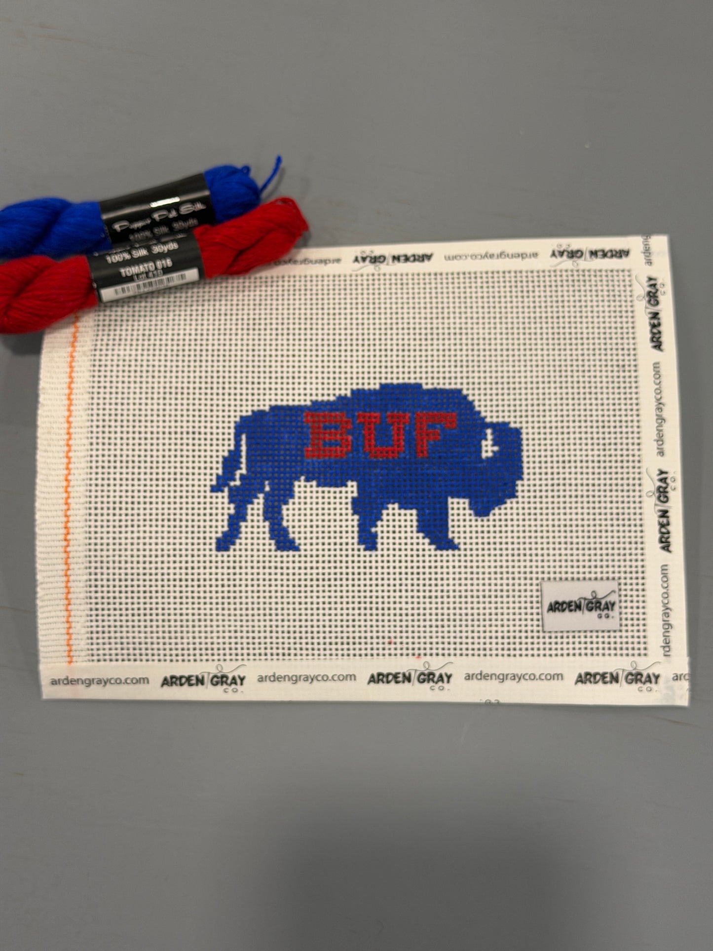 Buffalo BUF needlepoint canvas