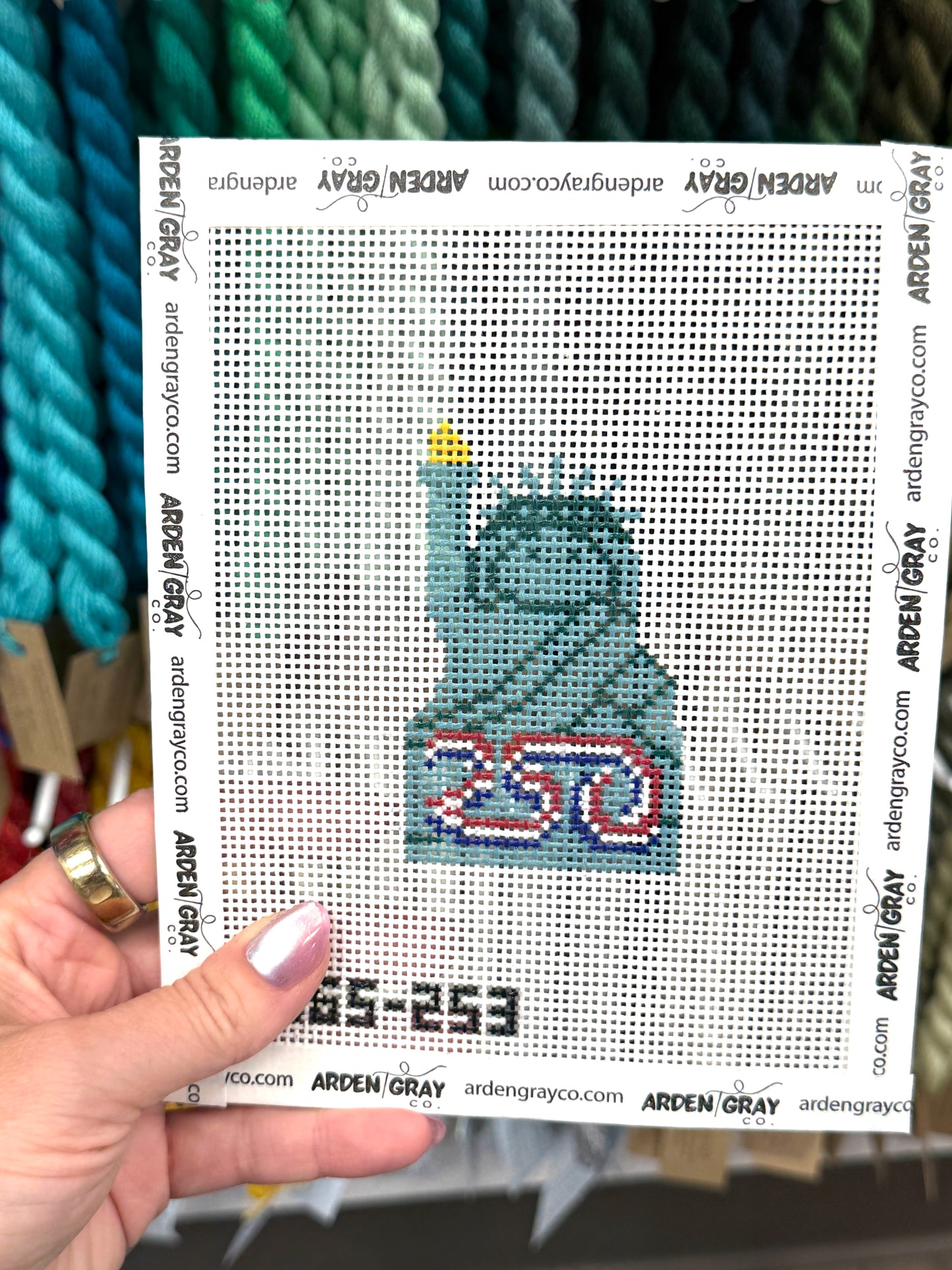 America 250 Stitch It Angel Statue of Liberty