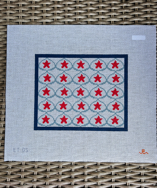 Patriotic Pattern Canvas