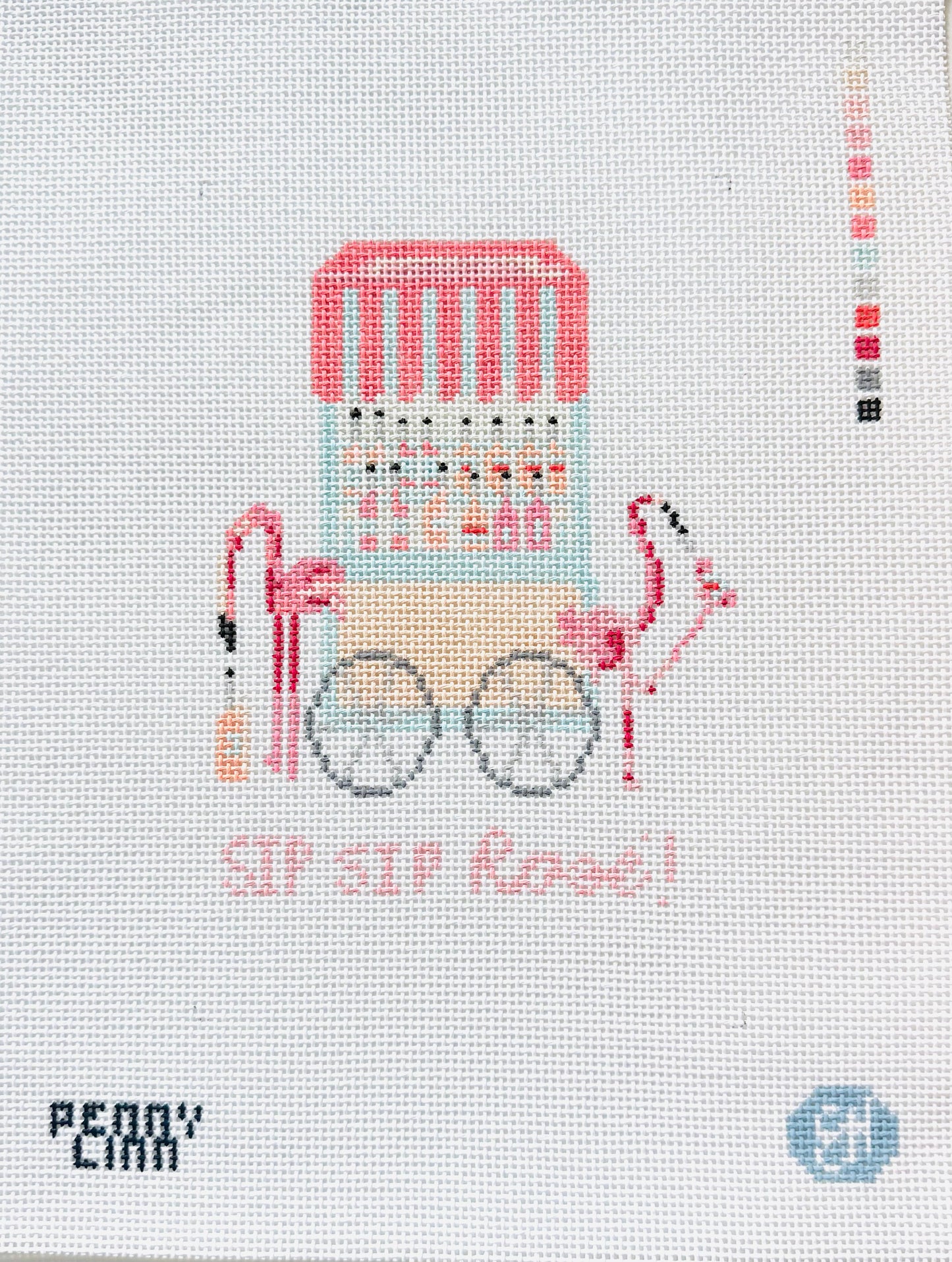 Flamingo Rose Cart
