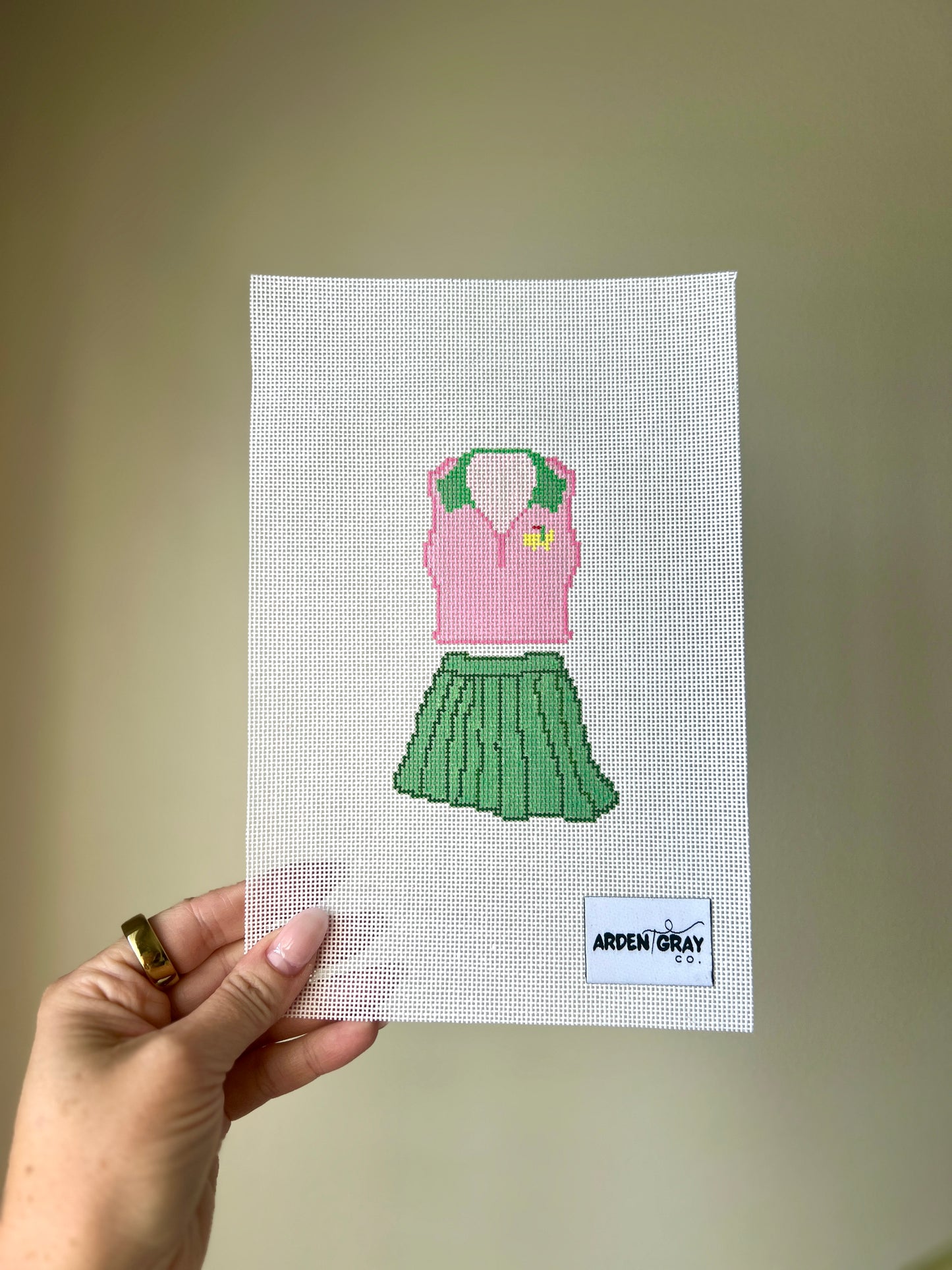 Girly golf outfit