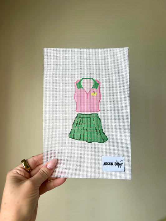 Girly golf outfit