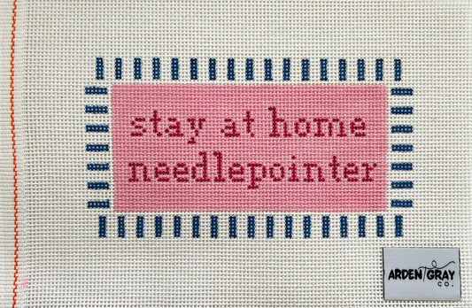 Stay-at-home needlepointer