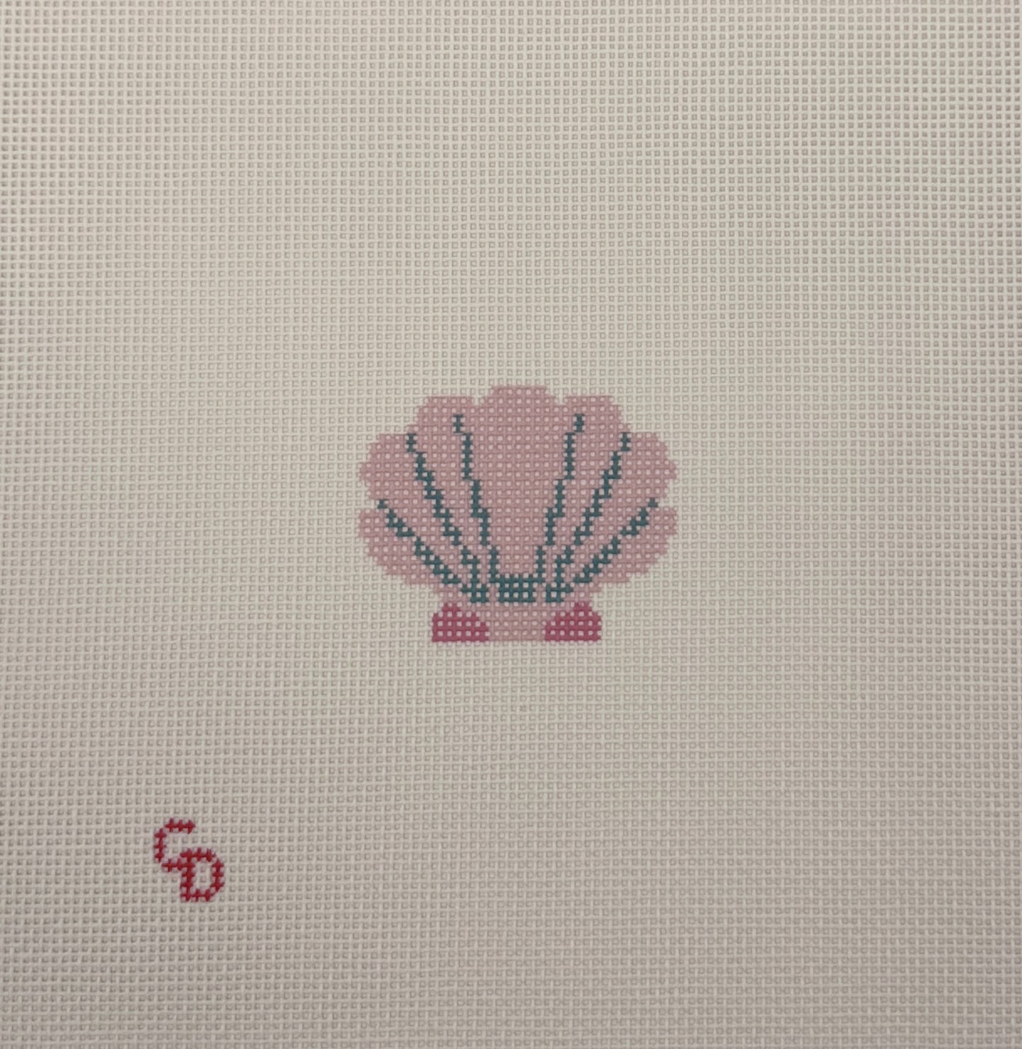 Mini Pink Seashell Stamp