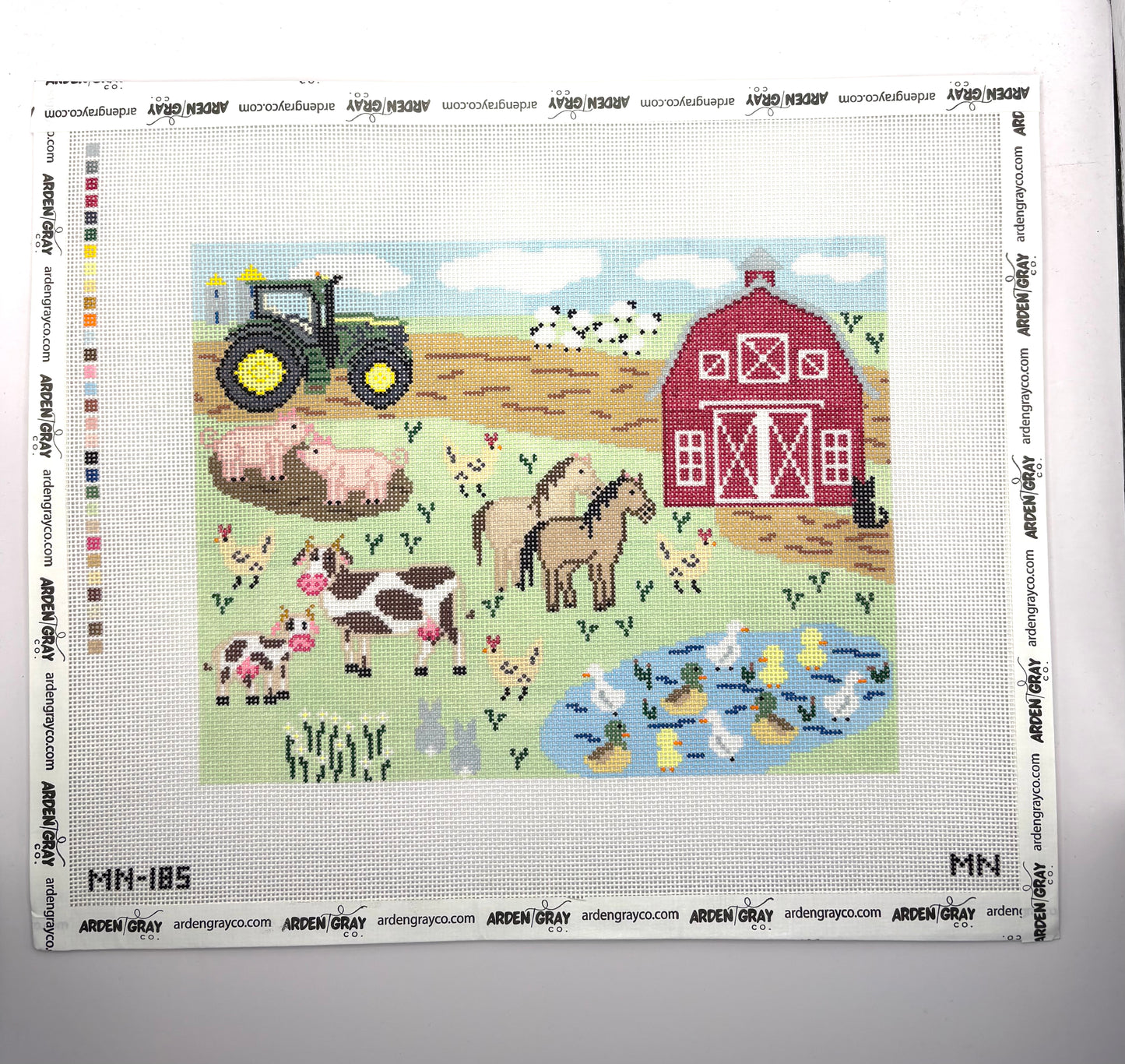 Barnyard Farm Scene