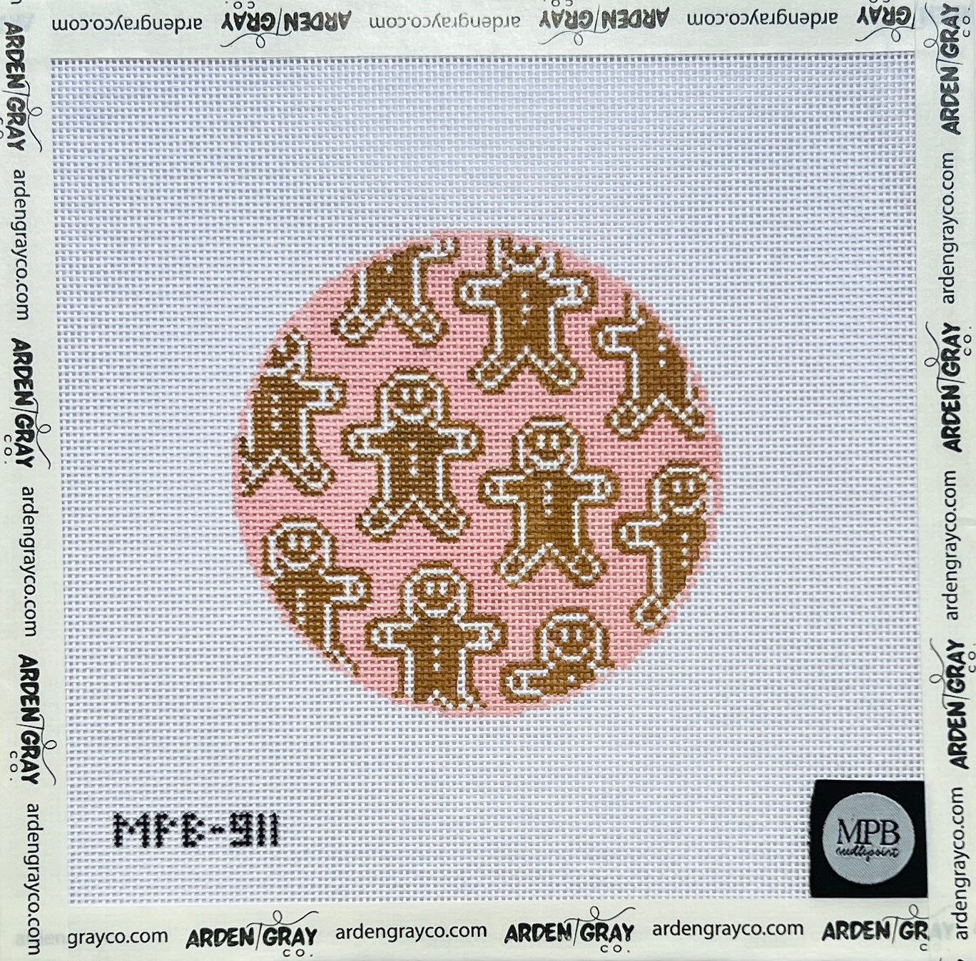 Pink Gingerbread Round