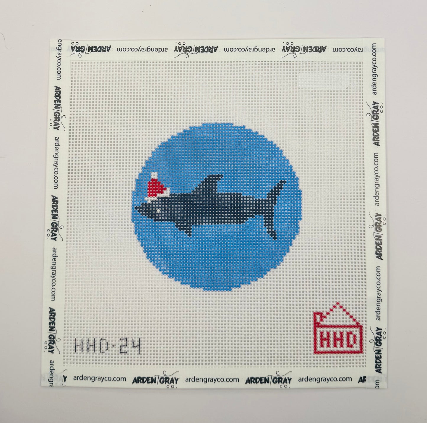 Santa Shark Ornament