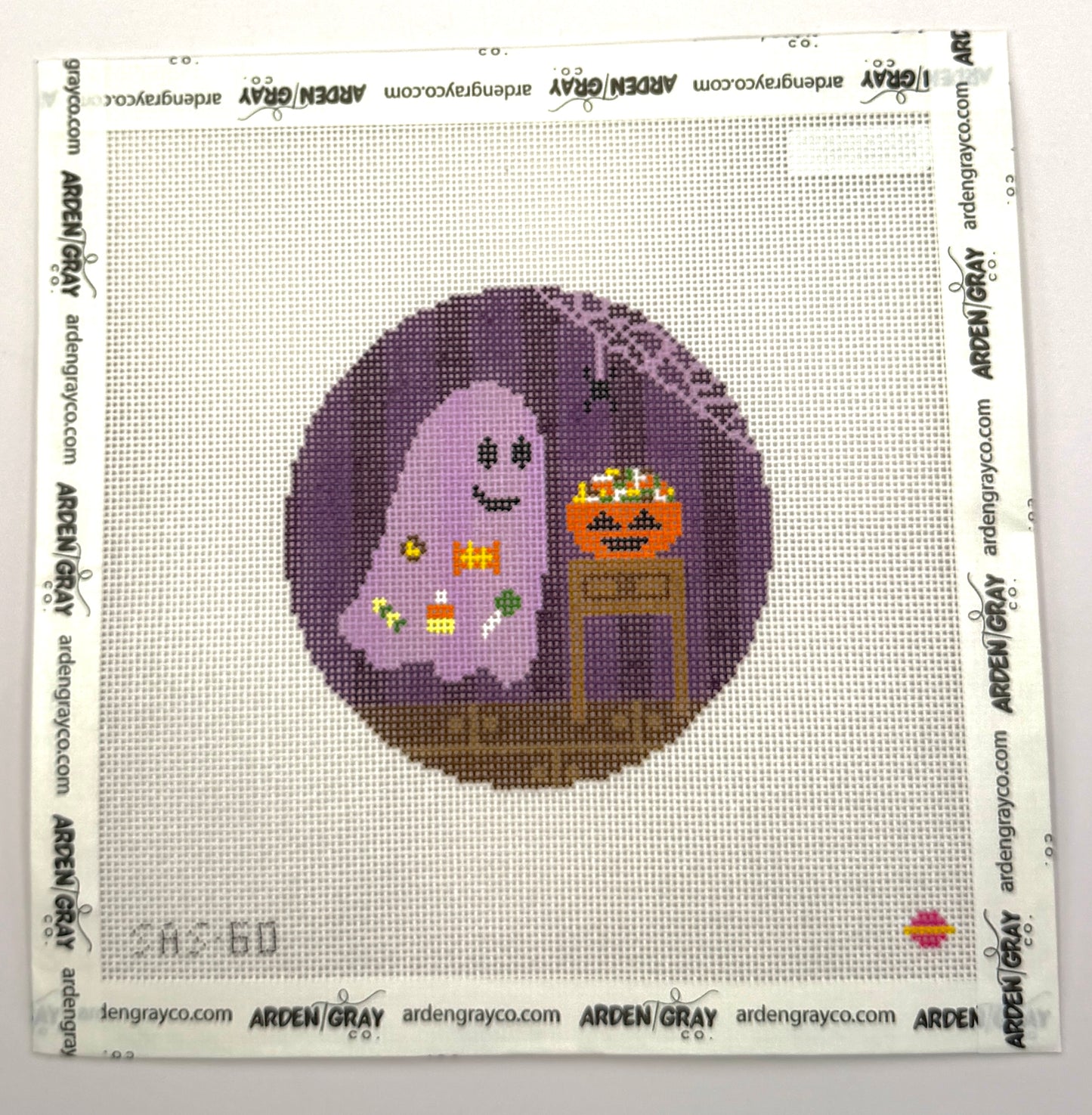Hungry Ghostie Round by Saturnalia Stitching