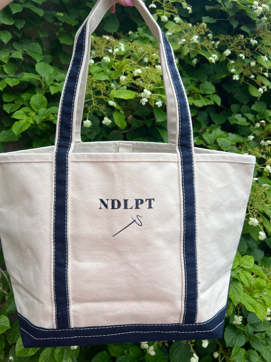 Large NDLPT tote navy