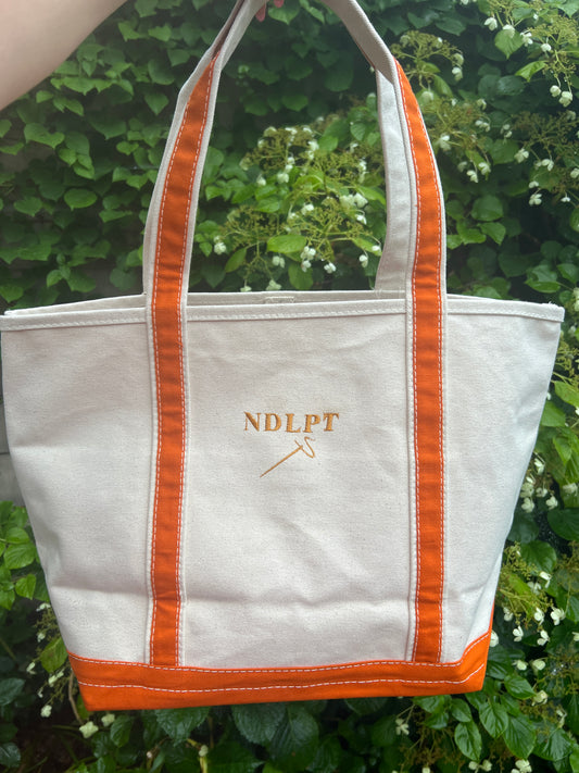 Large NDLPT orange tote