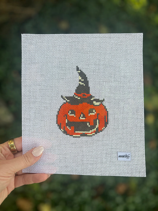 Vintage witch pumpkin