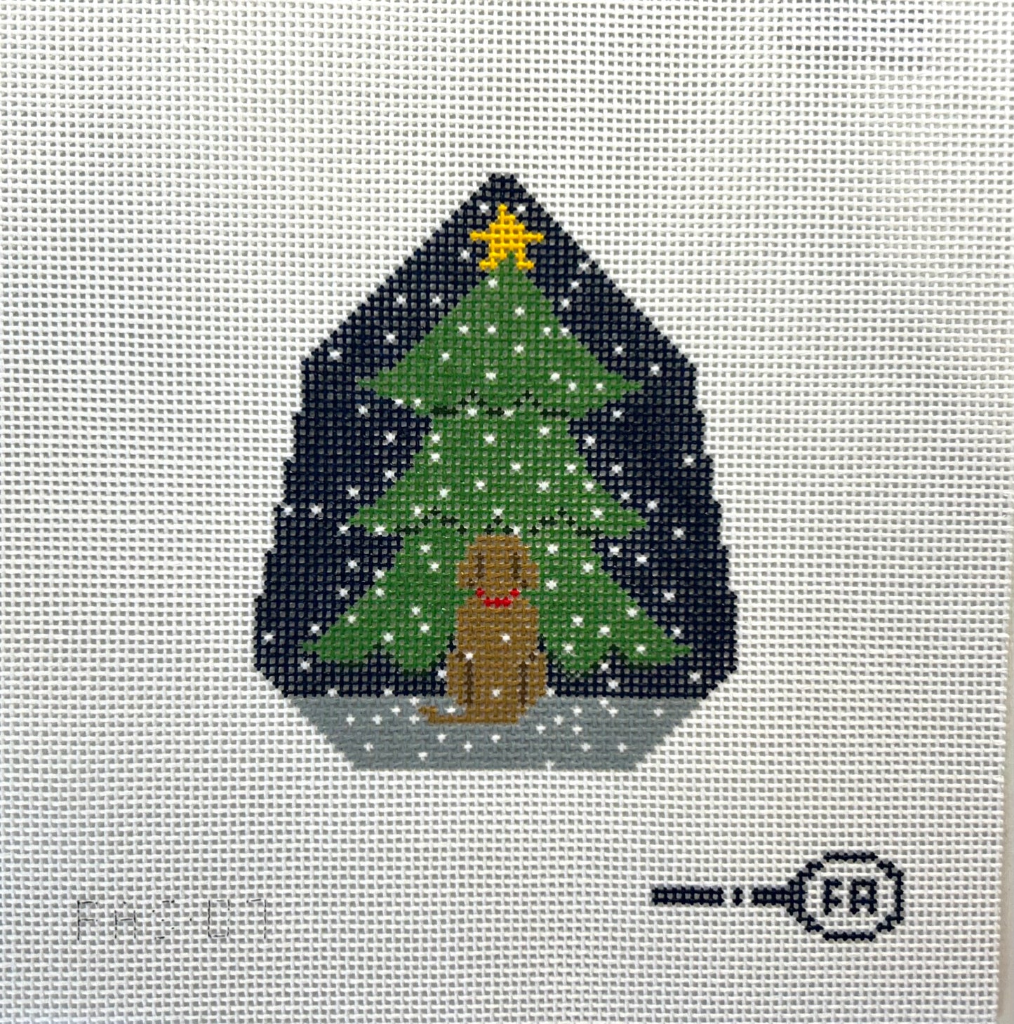 Puppys Christmas Tree