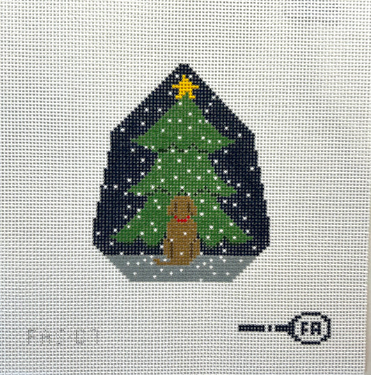 Puppys Christmas Tree