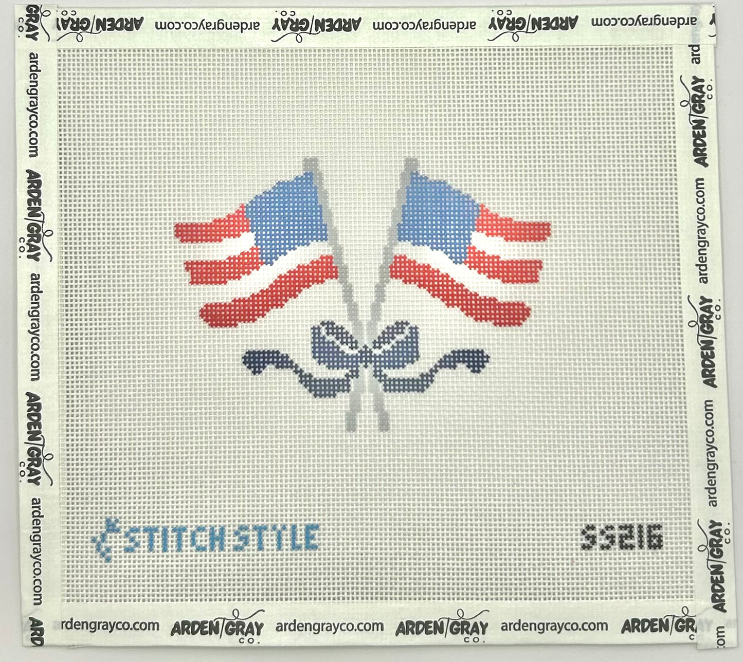 American Flag and Bows by Stitch Style