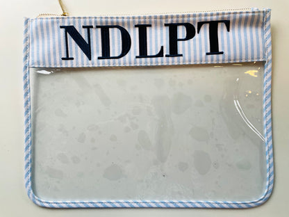 NDLPT Seersucker Project Bag