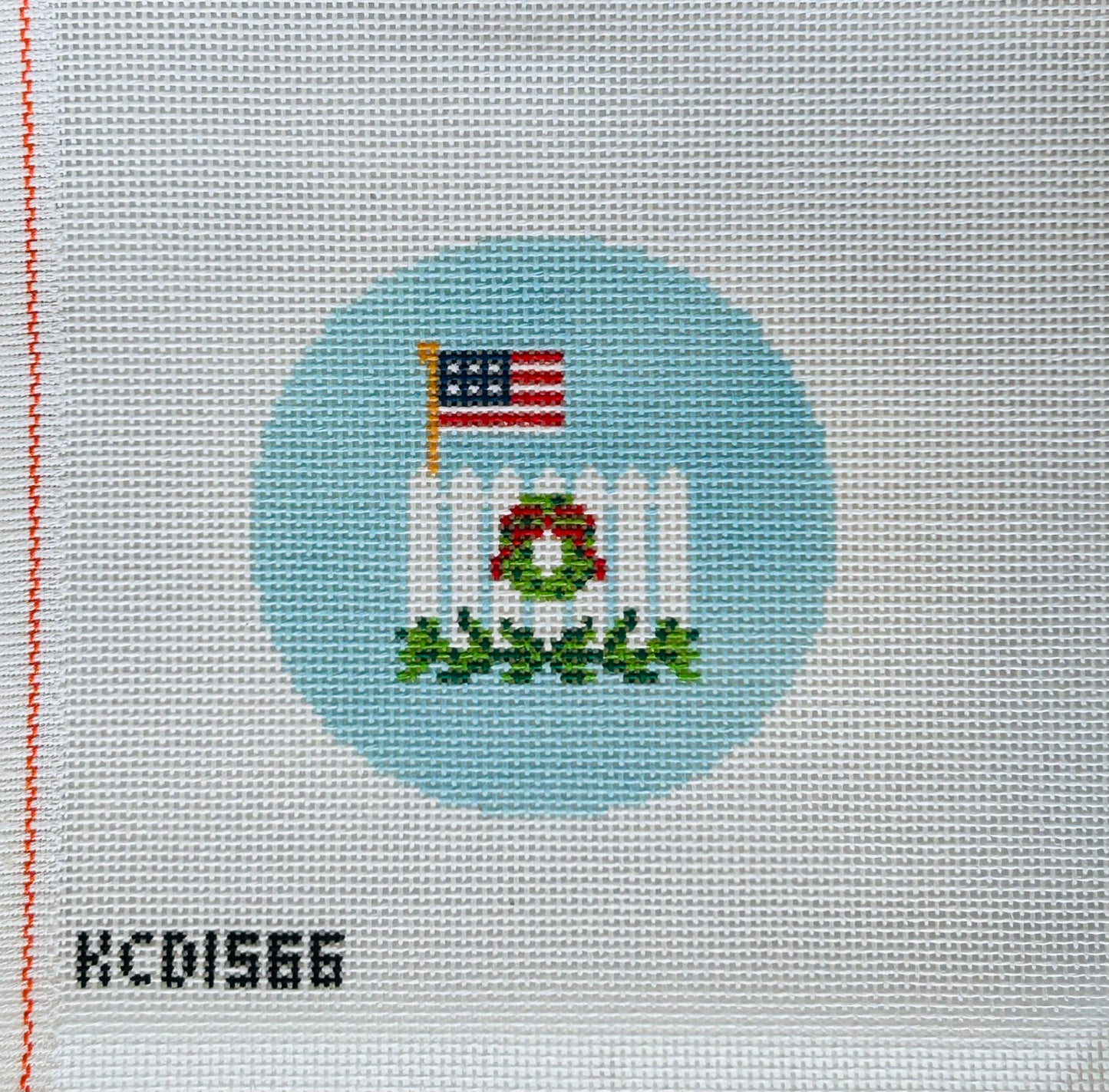 Flag and Picket Fence