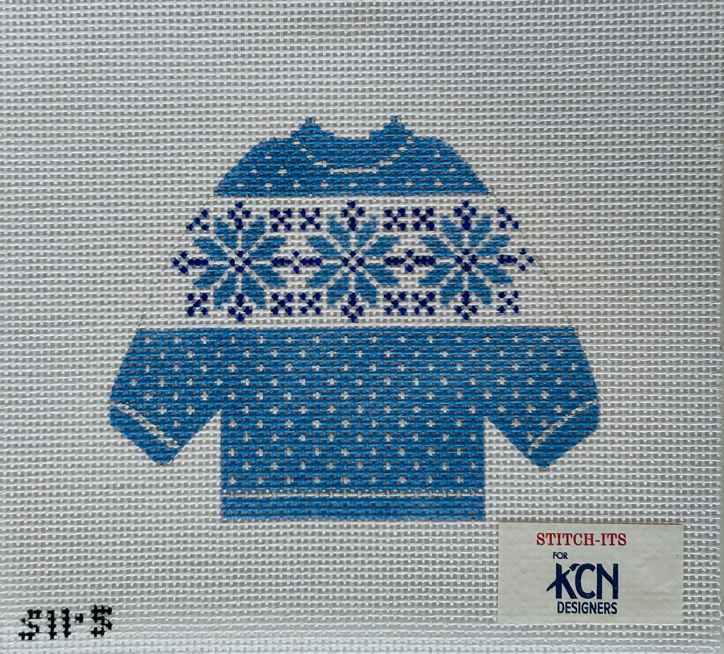 Blue Snowflake Sweater