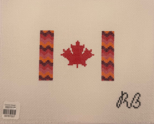 Canadian Bargello Flag