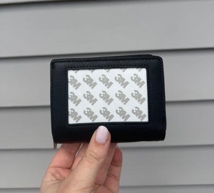 Self Finishing Zipper Snap Wallet