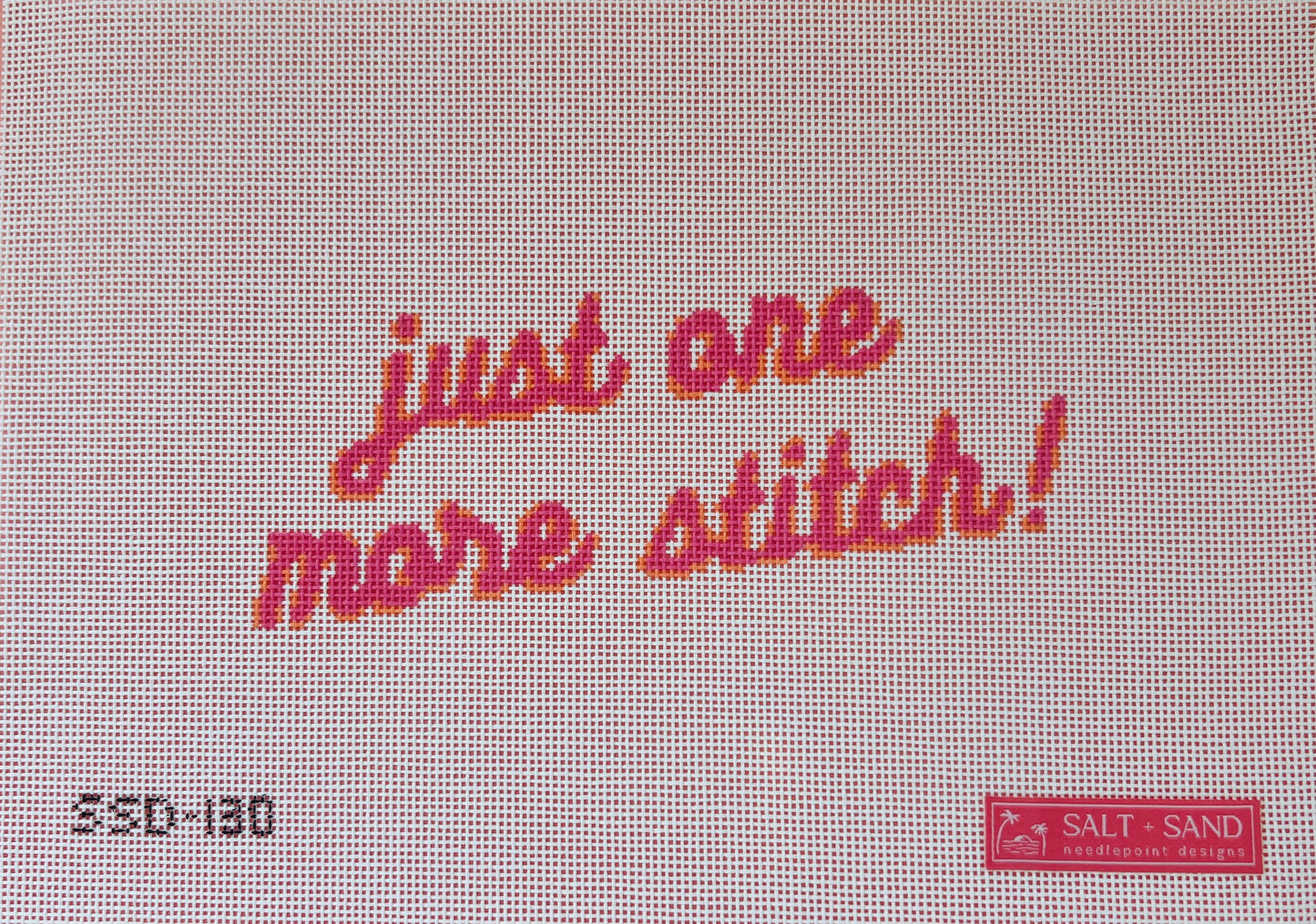 Just one more stitch