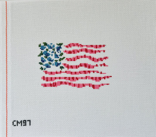 Floral American Flag