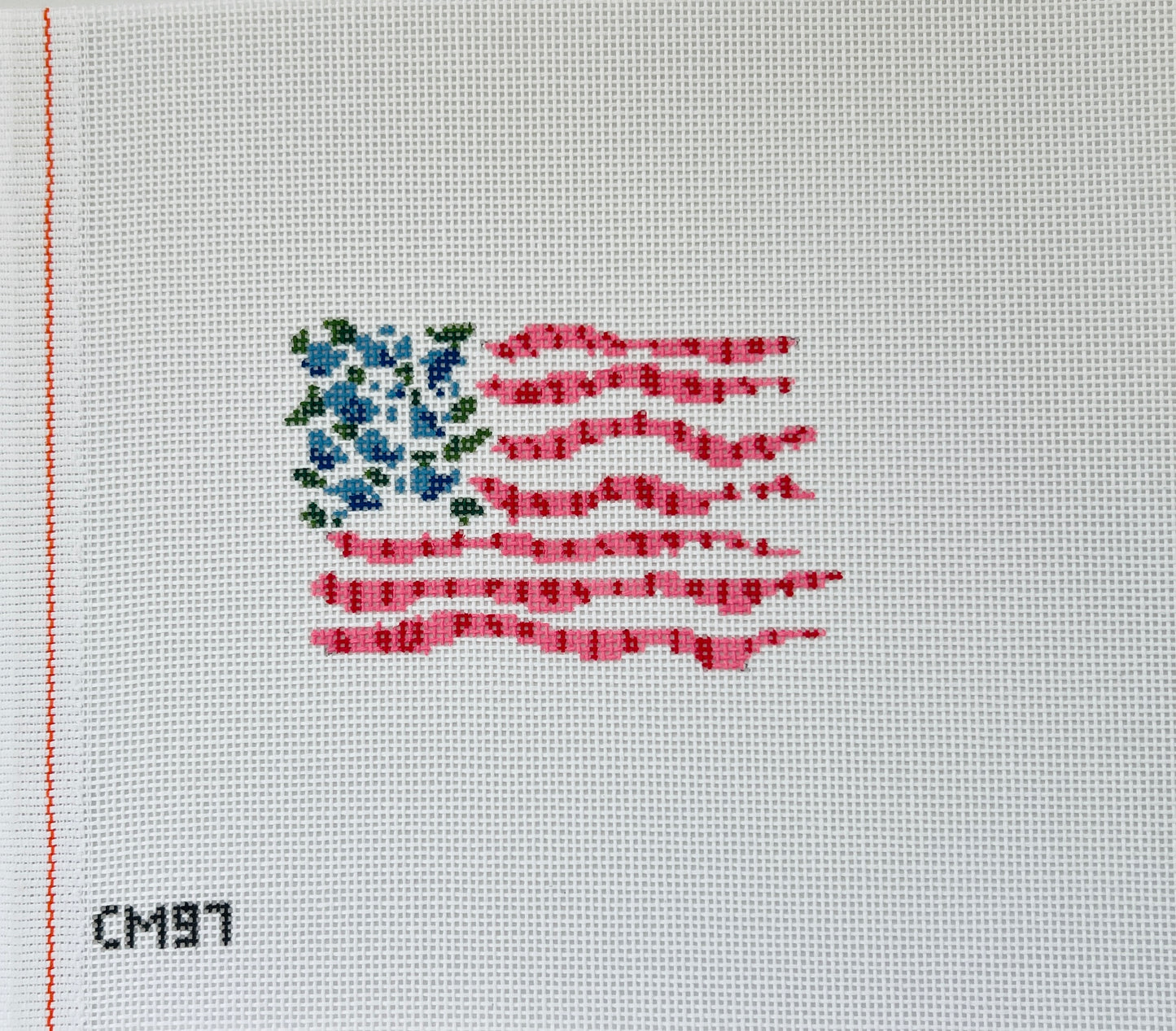 Floral American Flag