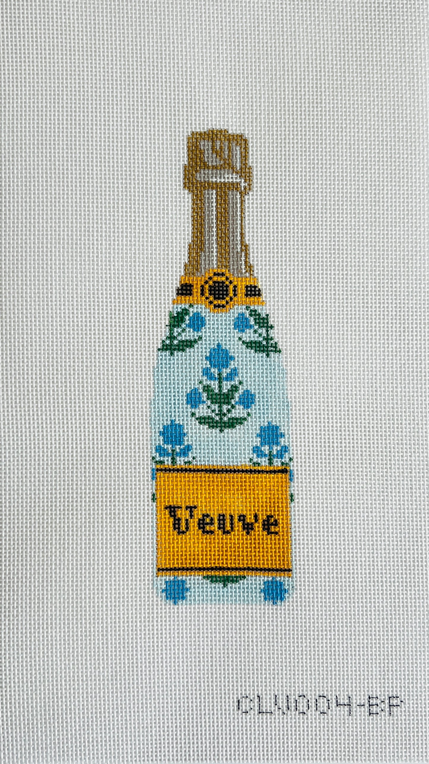 Veuve Bottle: Block Print