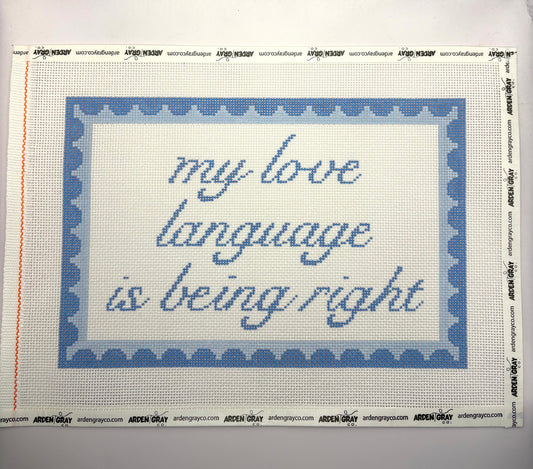 My Love Language is Being Right
