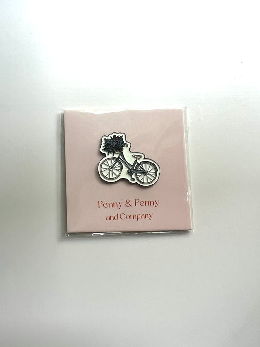 Floral Bicycle Needleminder