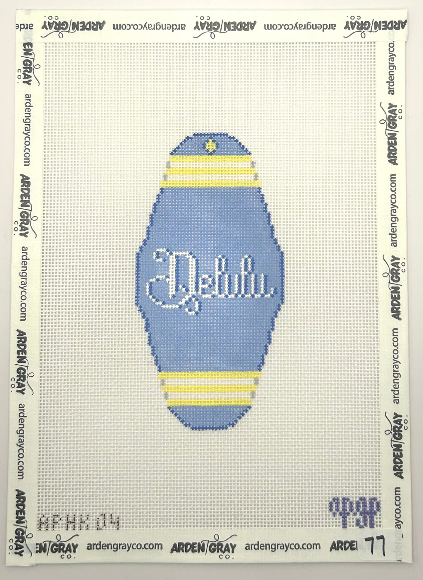 Delulu Key Fob by Melissa Loves Needlepoint