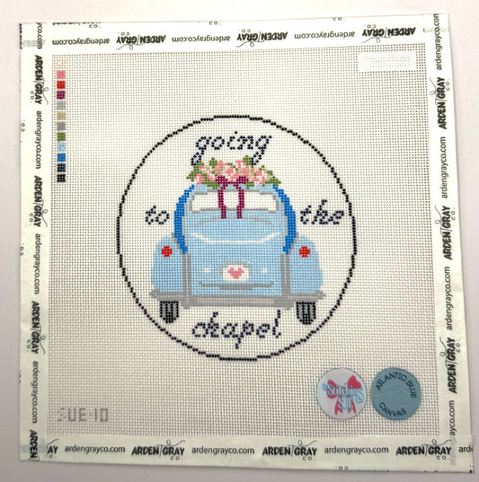 Going to the Chapel Car by Stitching Sue and Atlantic Blue