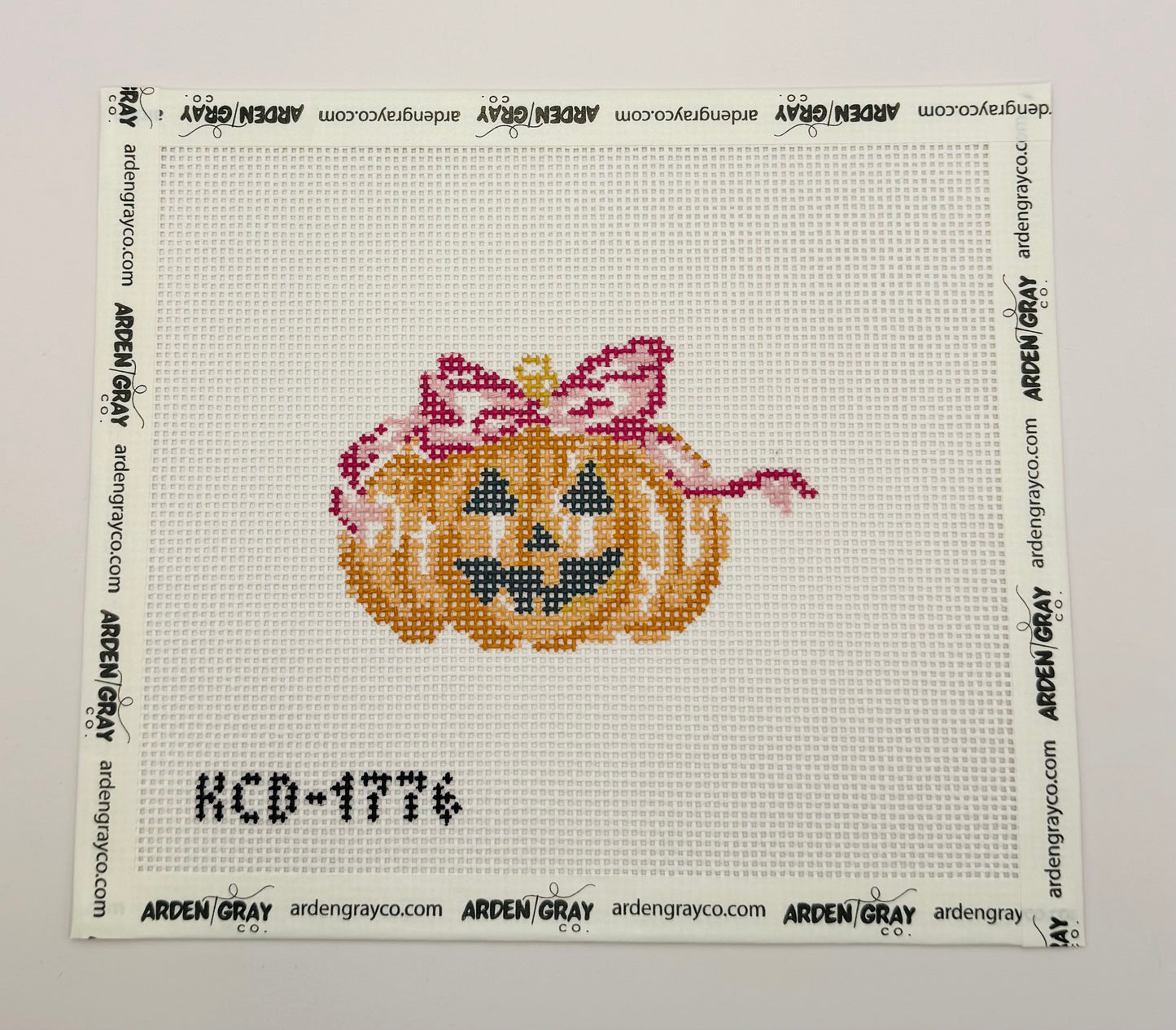 Pumpkin with Pink Bow
