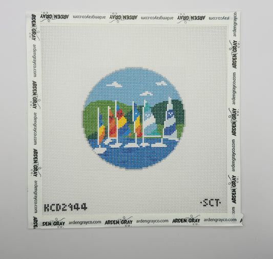 Butterfly Regatta Sailboats Round