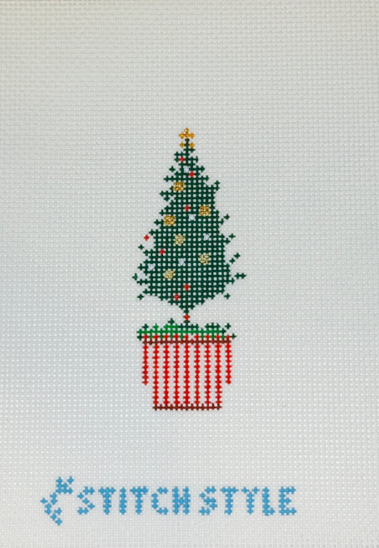 Christmas Tree in Planter