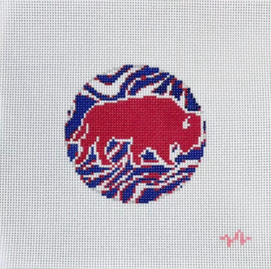 PRE ORDER: Buffalo Stripes Round