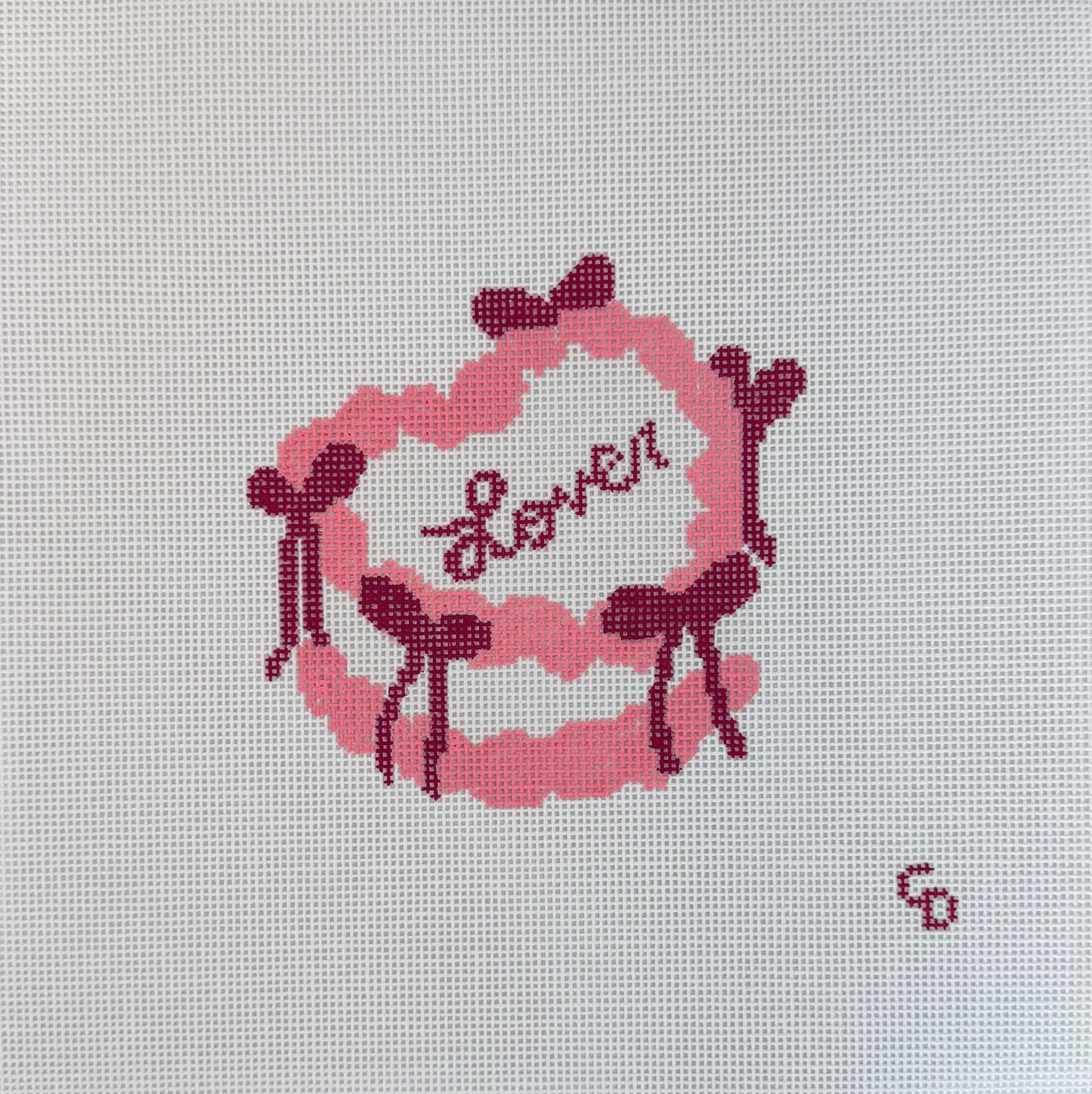 Coquette Bow Heart Cake