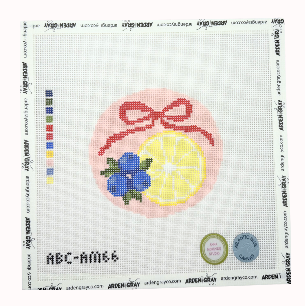 Lemon & Blueberry Bow Round