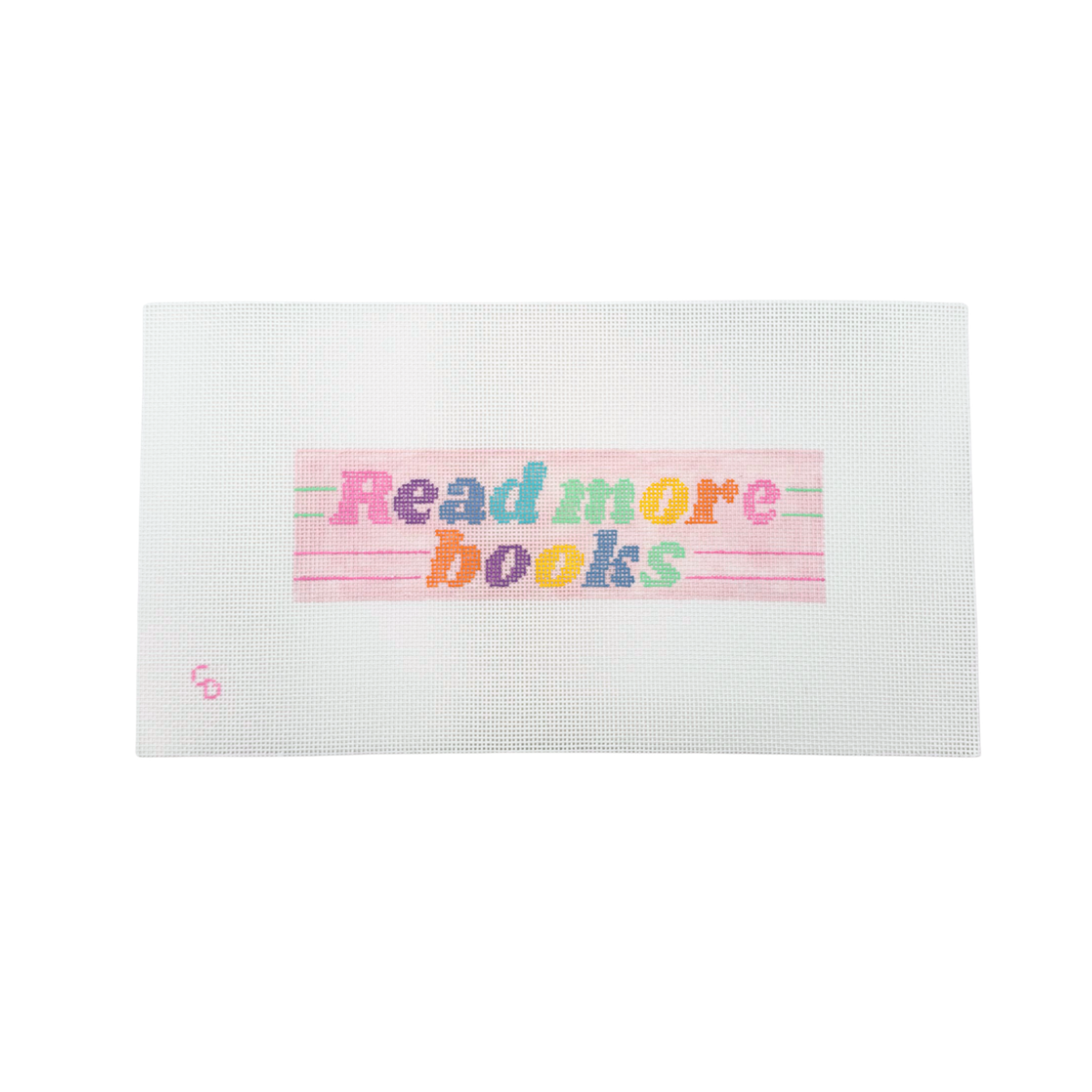 Read More Books Needlepoint Bookmark