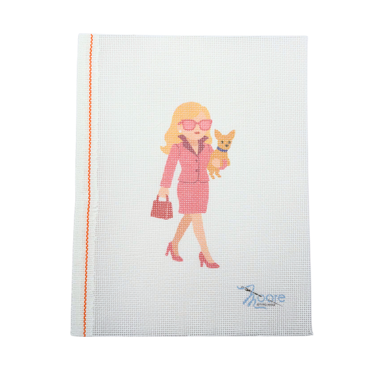 Elle Woods Needlepoint Canvas