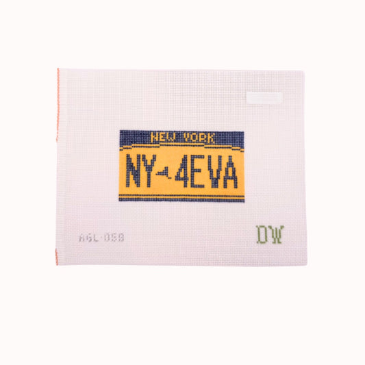 NY 4EVA Plate